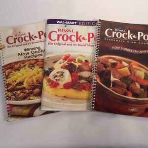 Rival Crock-Pot Slow Cooker Recipe Booklets - Set of 3